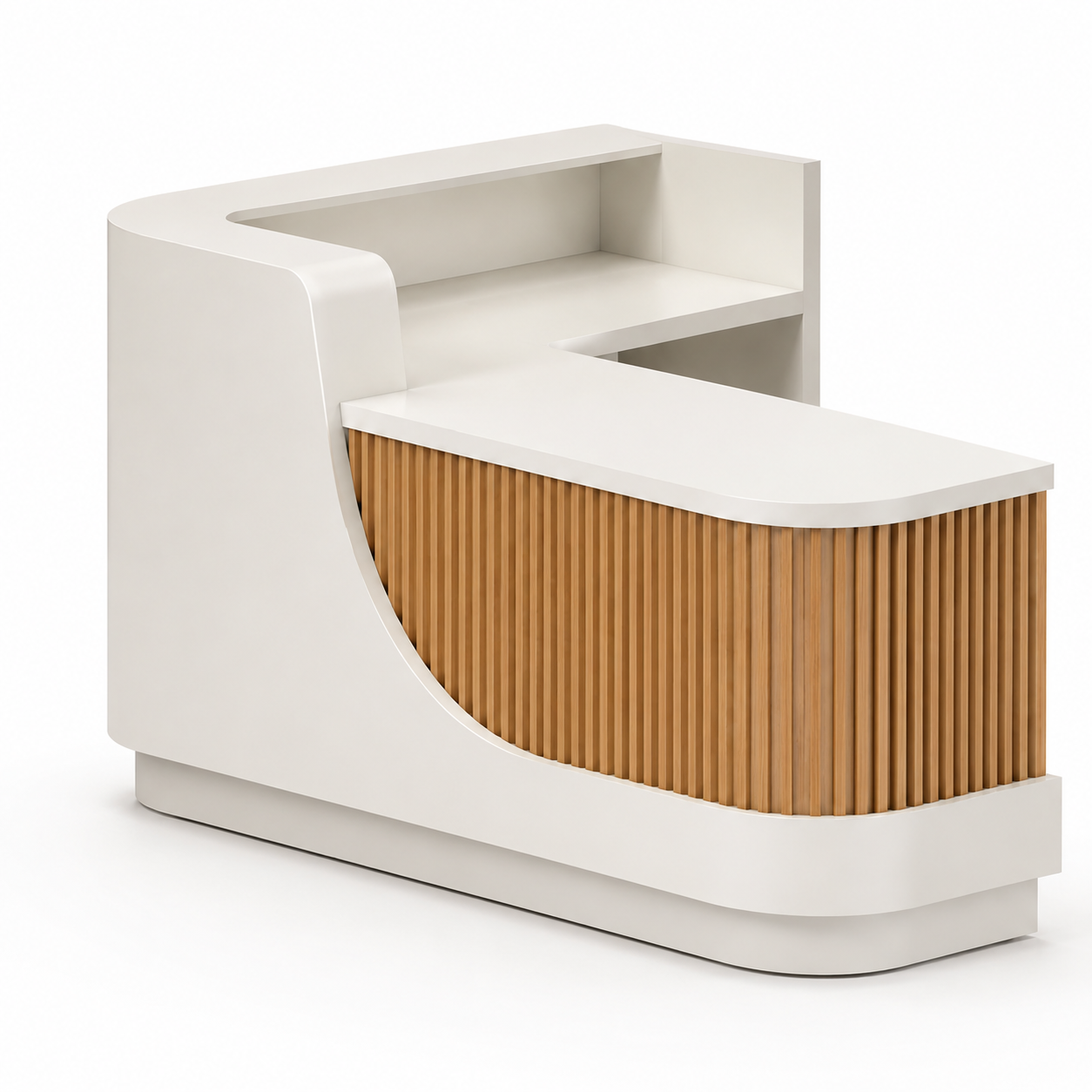 AuraCurve Reception Desk ✨